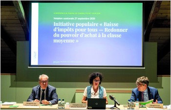 L’initiative populaire «Baisse d’impôts pour tous» sera soumise au peuple le 27 septembre