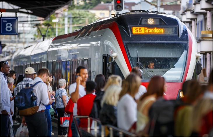 Pendularité vaudoise: recours au transport public en hausse
