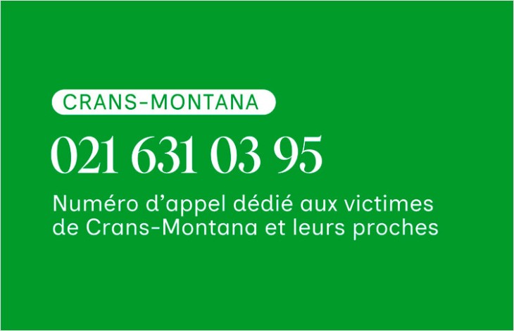 Mise en place d’une ligne téléphonique pour les victimes de Crans-Montana