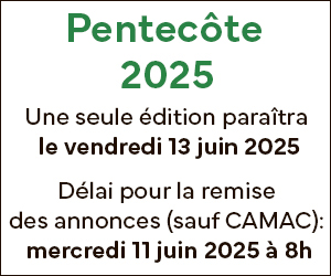 Bouchon FAO - Pentecôte / rectangle